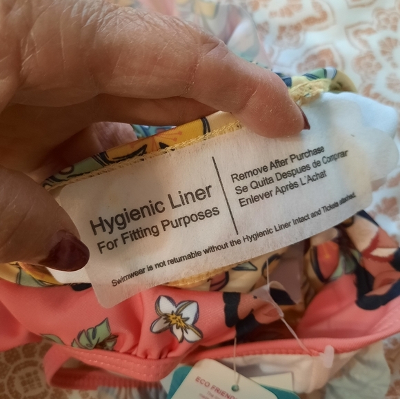 NWT Disney Moana 2 Pink and Yellow Swim Set 18 Mos - Picture 6 of 12